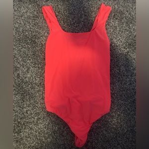 Aerie hot pink tank body suit